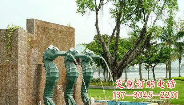 菏泽铜雕海马雕塑