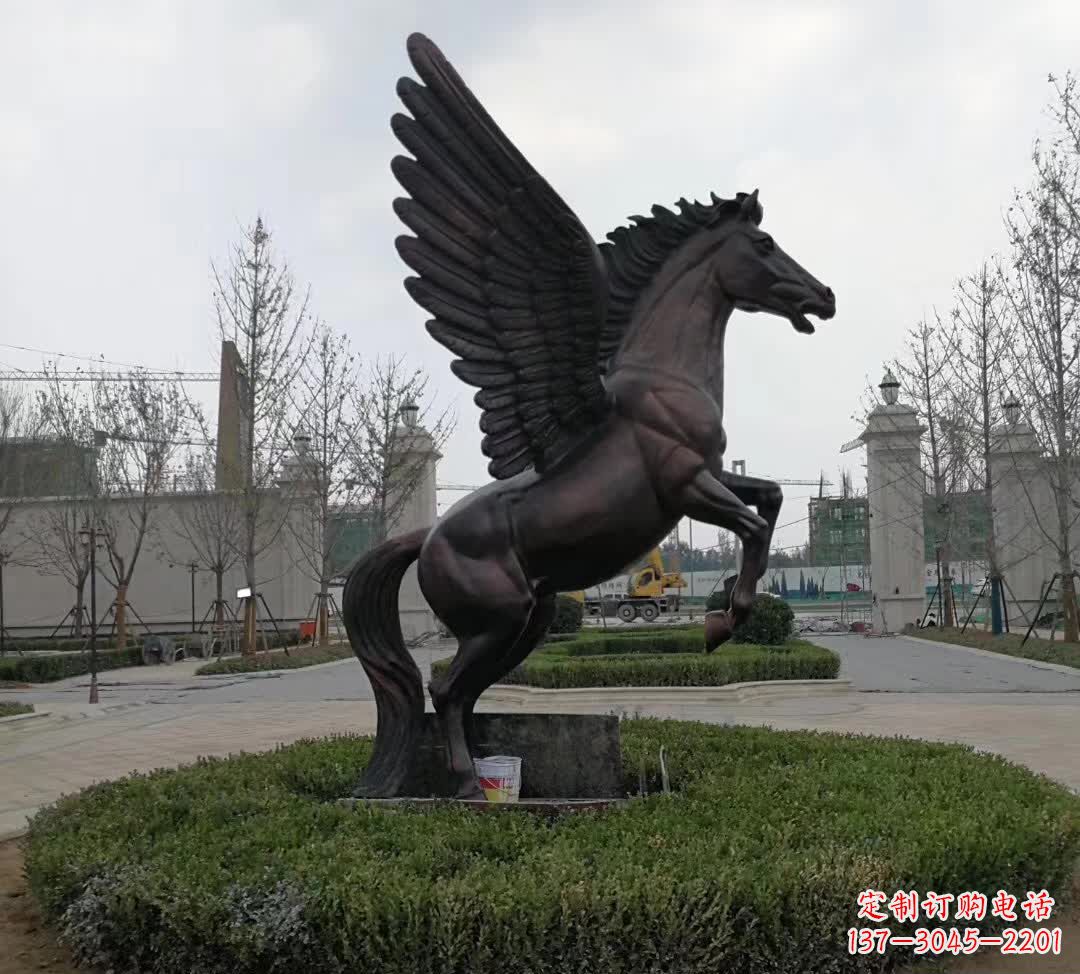菏泽铜雕景观飞马