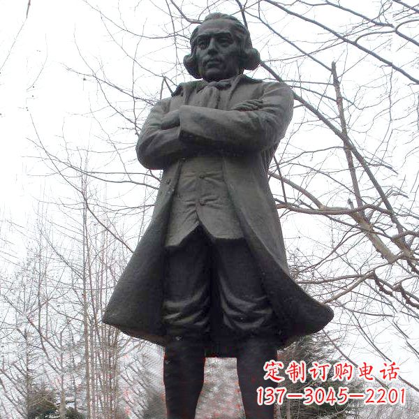 菏泽瓦特公园铜雕塑像