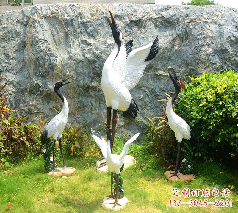菏泽仙鹤雕塑 墓地
