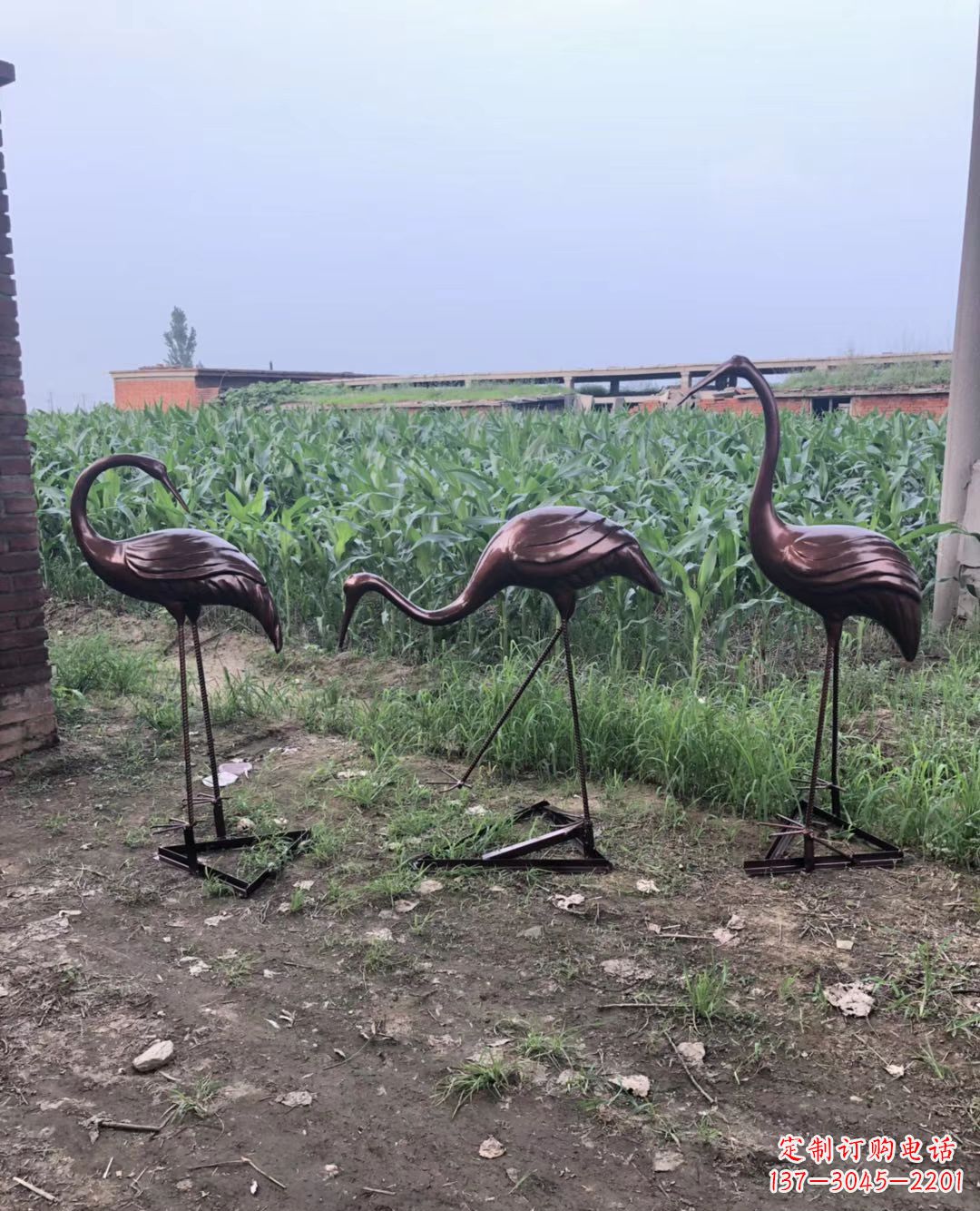 菏泽仙鹤雕塑