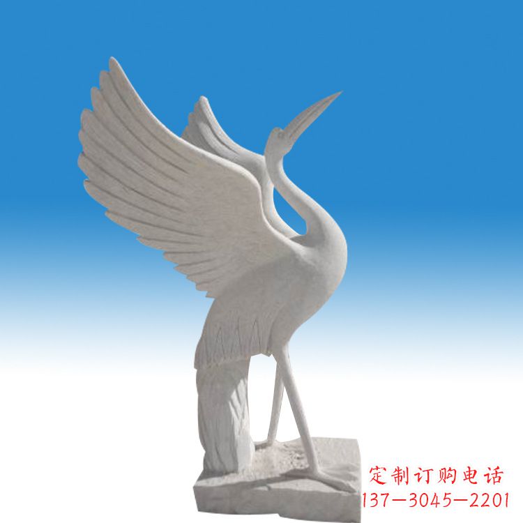 菏泽仙鹤砂岩雕塑