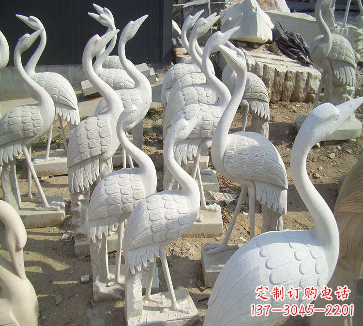 菏泽仙鹤石雕石雕