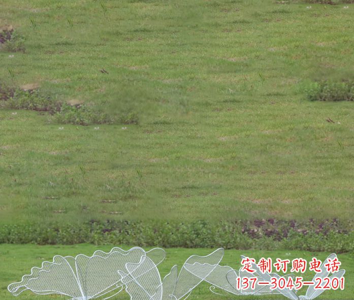 菏泽小区镂空蝴蝶不锈钢摆件雕塑