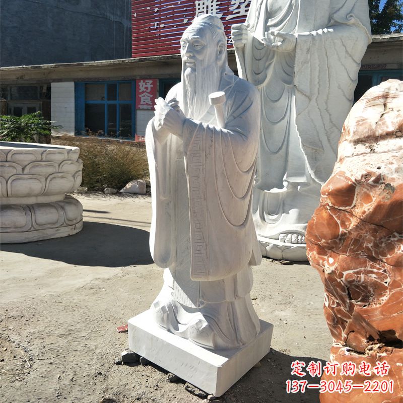 菏泽校园孔子像雕塑