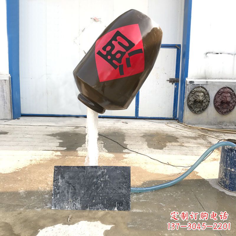 菏泽悬空酒壶流水喷泉