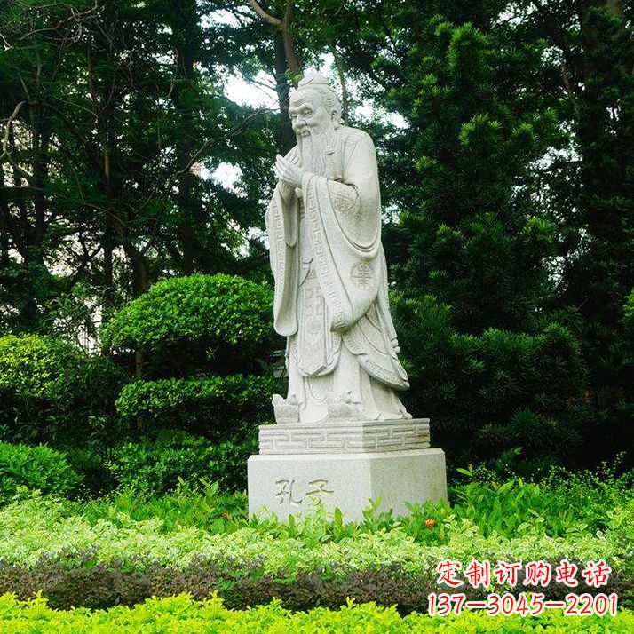 菏泽学校名人铜像雕塑 孔子铜像雕塑