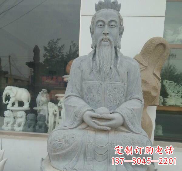 菏泽元始天尊神像石雕