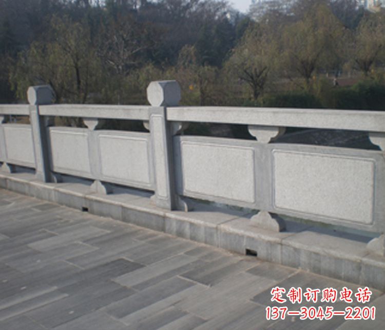 菏泽园林仿古石栏板景观石雕 (7)