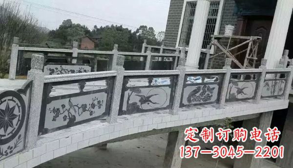 菏泽园林仿古石栏板景观石雕 (10)