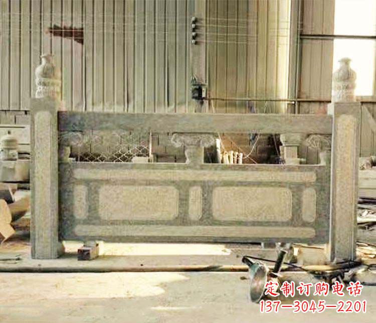 菏泽园林仿古石栏板景观石雕