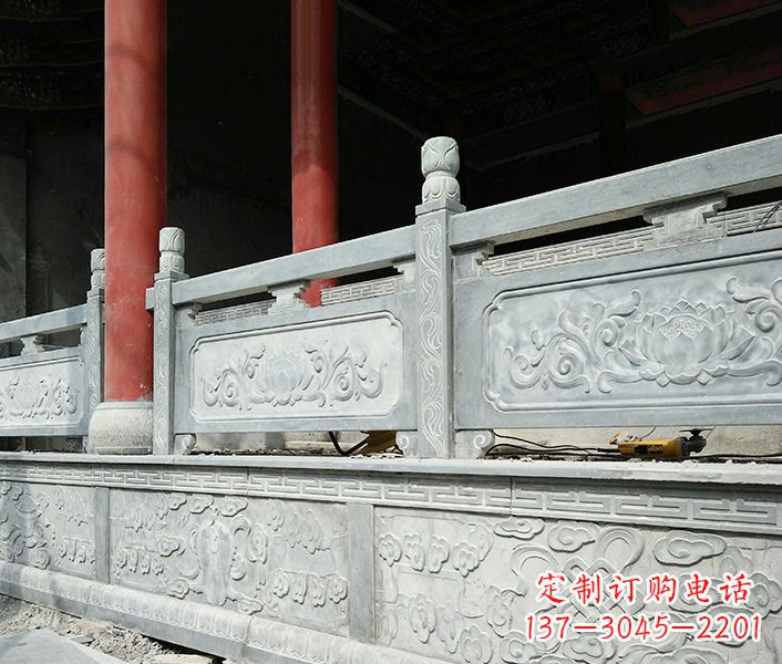 菏泽园林仿古石栏板景观石雕_1 (3)
