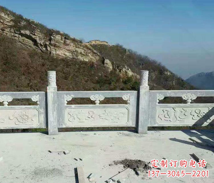 菏泽园林仿古石栏板景观石雕_2 (3)