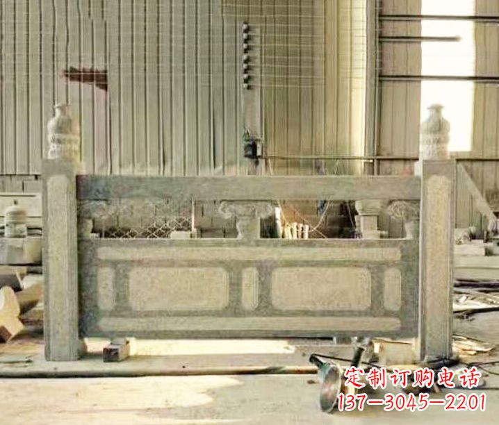 菏泽园林仿古石栏板景观石雕_2 (2)