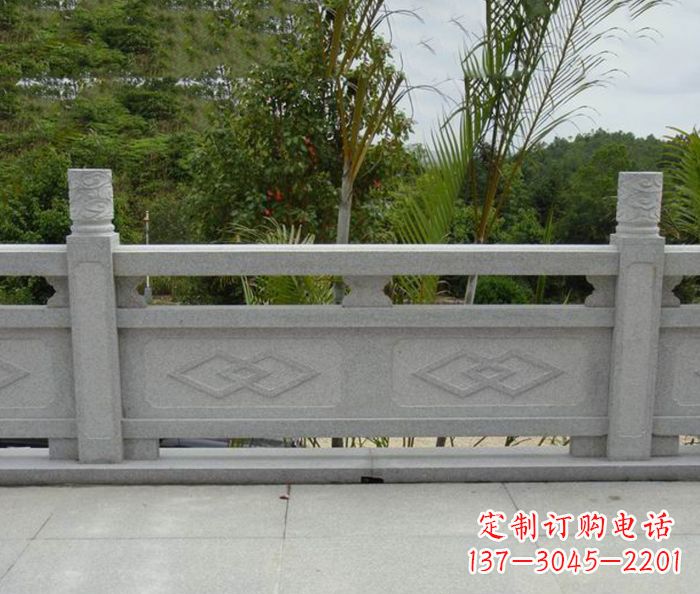 菏泽园林景观大理石栏板雕塑 (3)