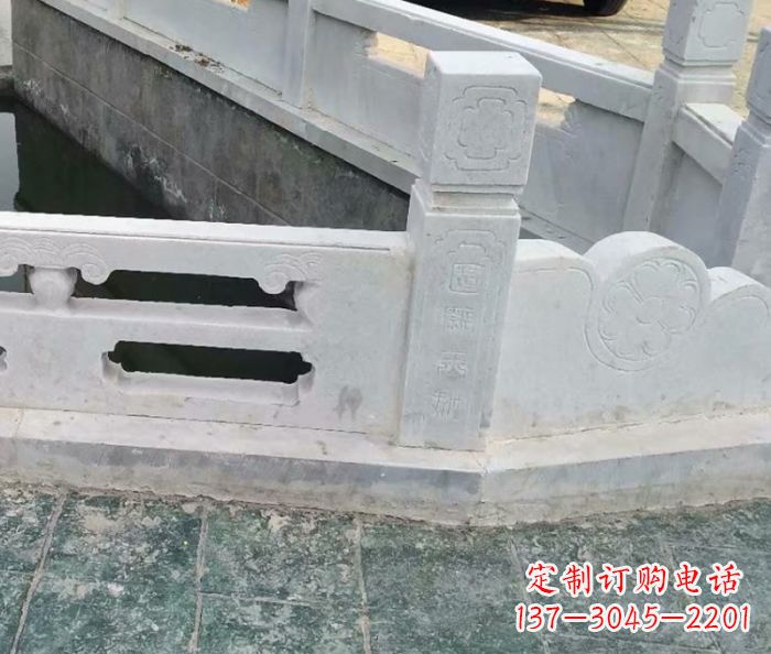 菏泽园林景观大理石栏板雕塑 (7)