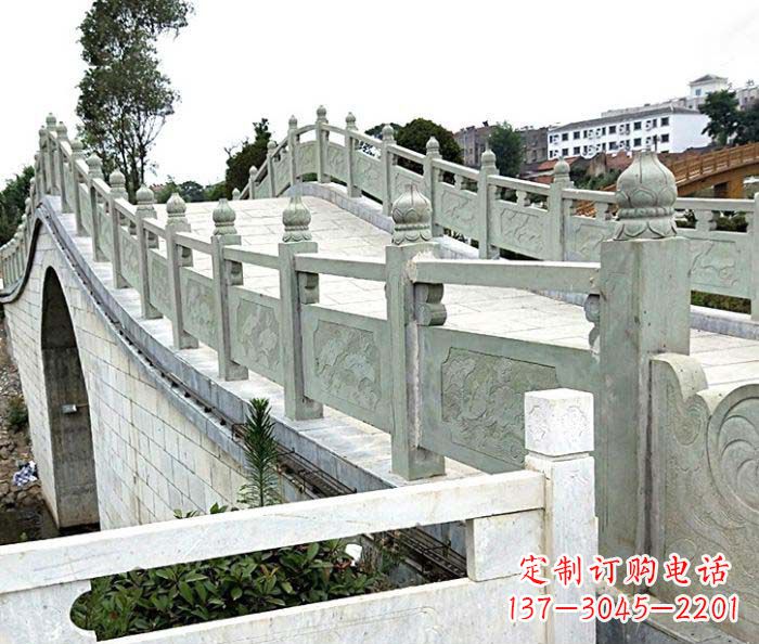 菏泽园林景观大理石栏板石雕 (3)