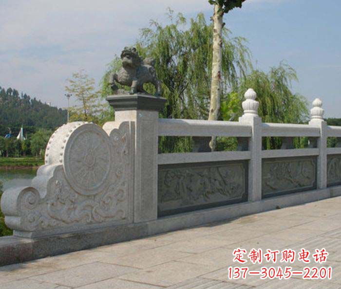 菏泽园林景观大理石栏板雕塑