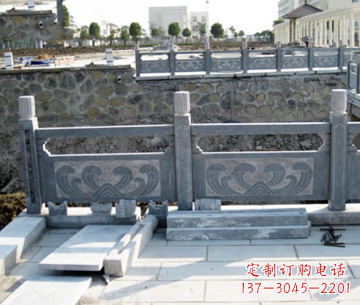 菏泽园林景观大理石栏板石雕 (11)