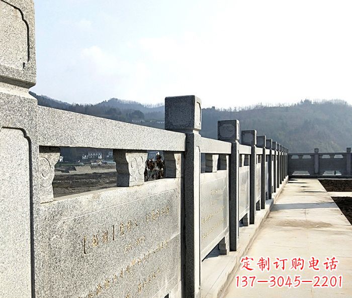 菏泽园林景观大理石栏板石雕 (14)