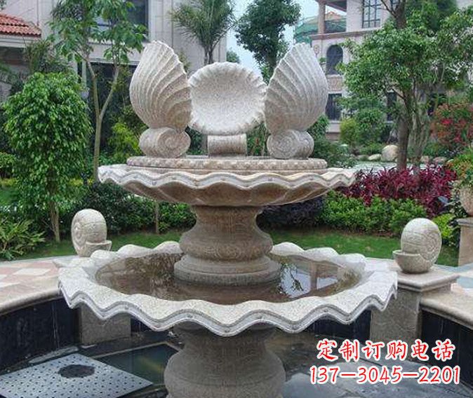 菏泽园林景观多层喷泉石雕