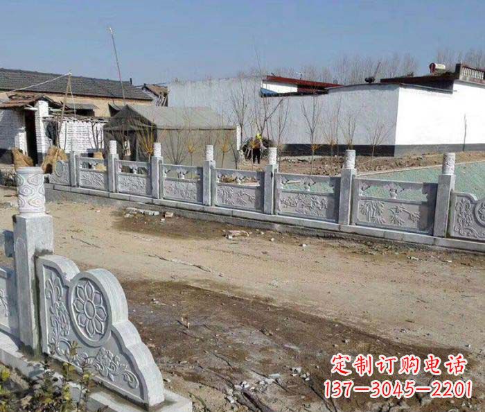 菏泽园林景观仿古栏板石雕