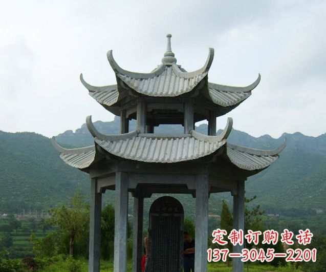 菏泽园林景观仿古凉亭石雕
