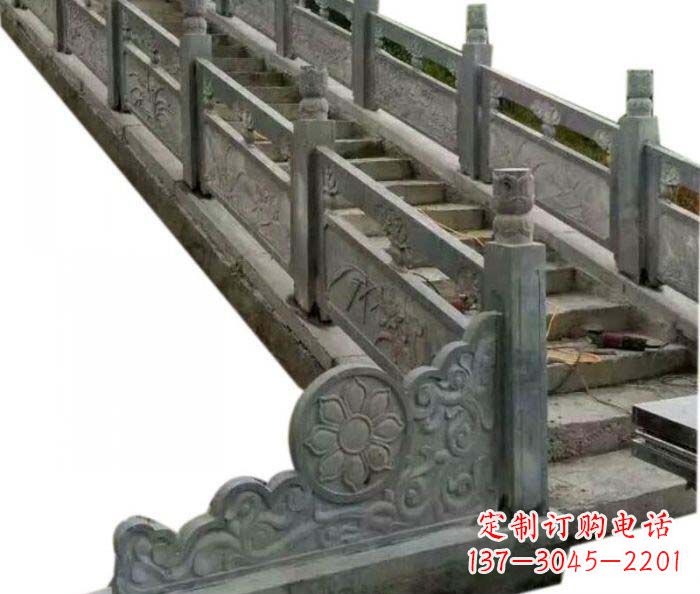 菏泽园林景观仿古石雕栏板 (4)