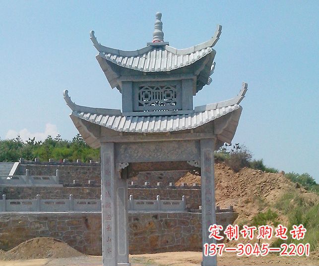 菏泽园林景观仿古石雕凉亭