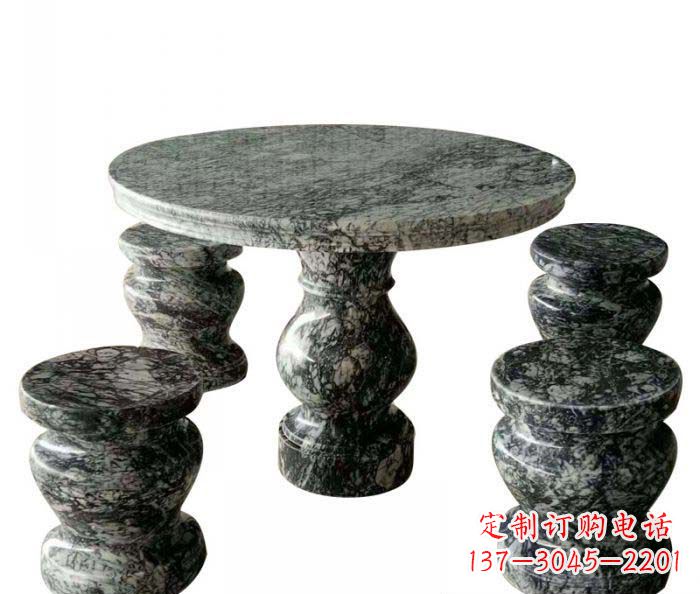 菏泽园林景观圆形石桌凳