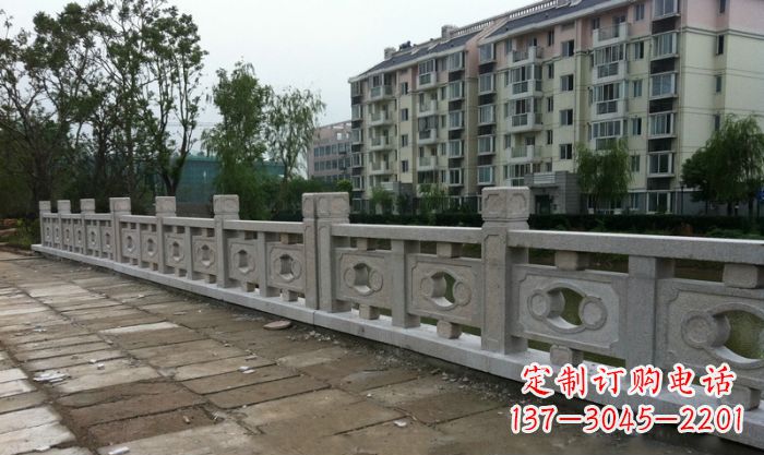 菏泽园林景观真山桥石雕栏板 (3)