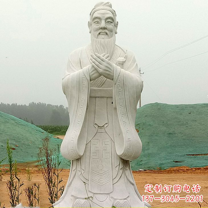 菏泽沾化二中孔子雕塑塑像