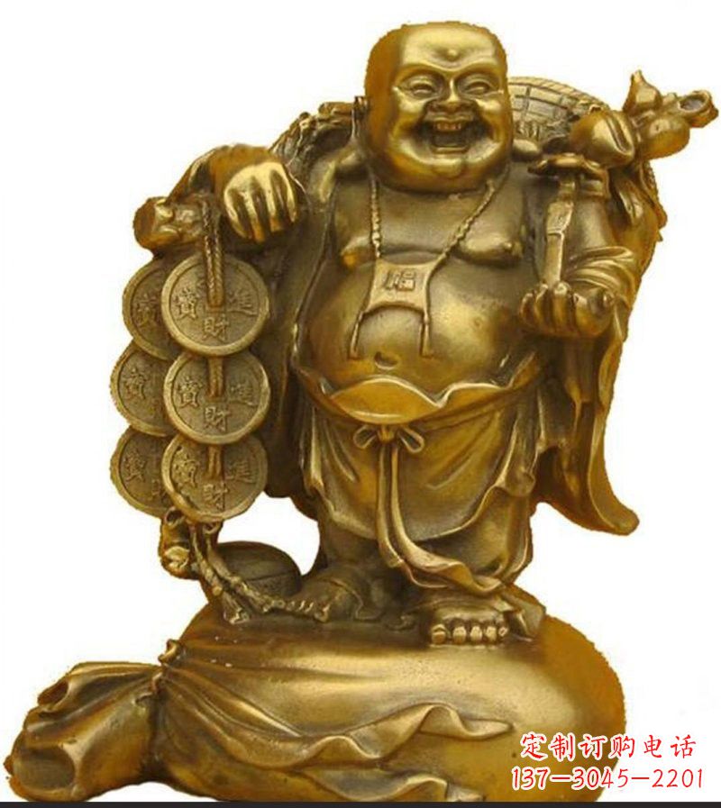 菏泽招财弥勒佛铜雕