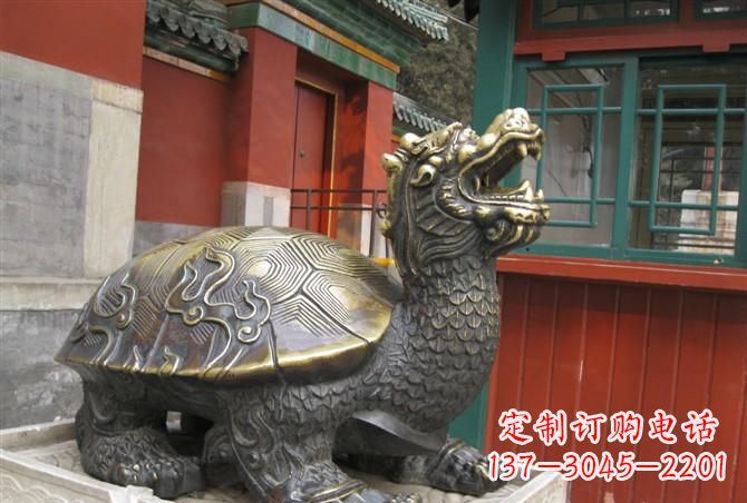 菏泽铸铜龙龟雕塑