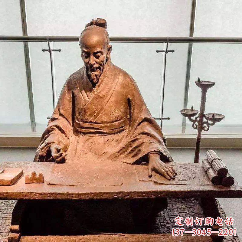 菏泽祖冲之圆周率情景小品雕塑-中国古代数学家著名历史人物